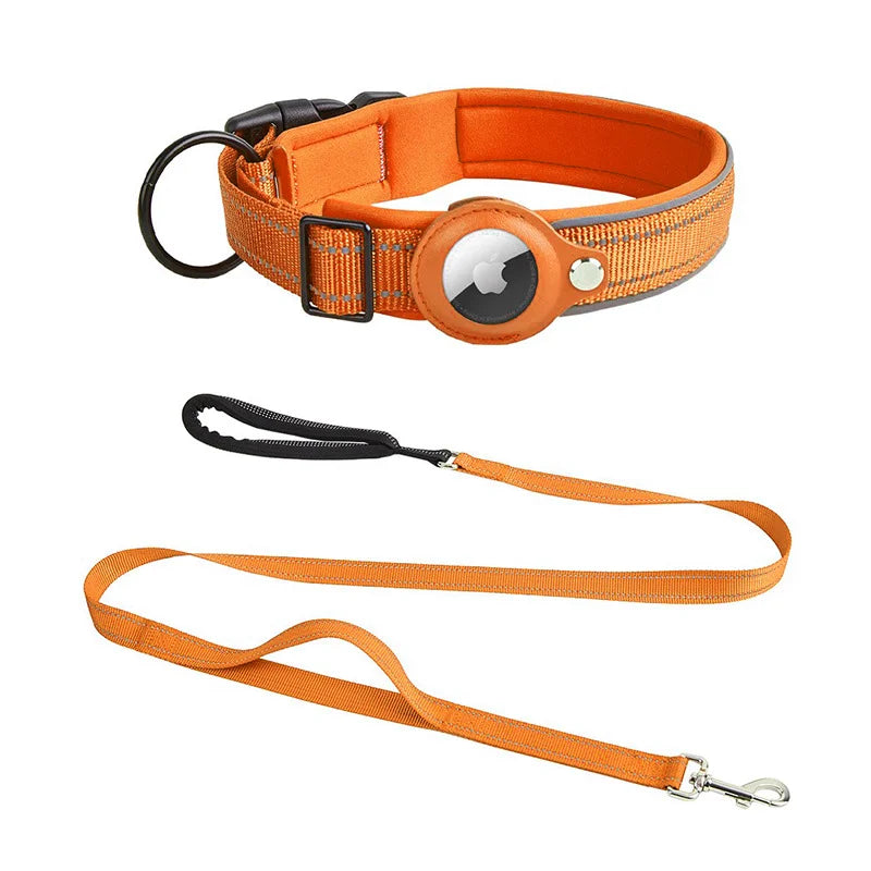 Collare per Cani con Supporto AirTag – Regolabile e Impermeabile
