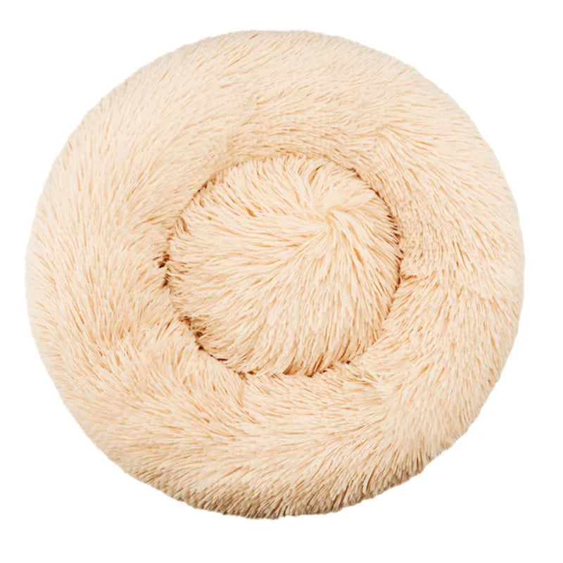 Cuccia Rotonda in Peluche – Letto Invernale per Cani e Gatti