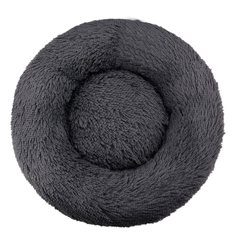 Cuccia Rotonda in Peluche – Letto Invernale per Cani e Gatti