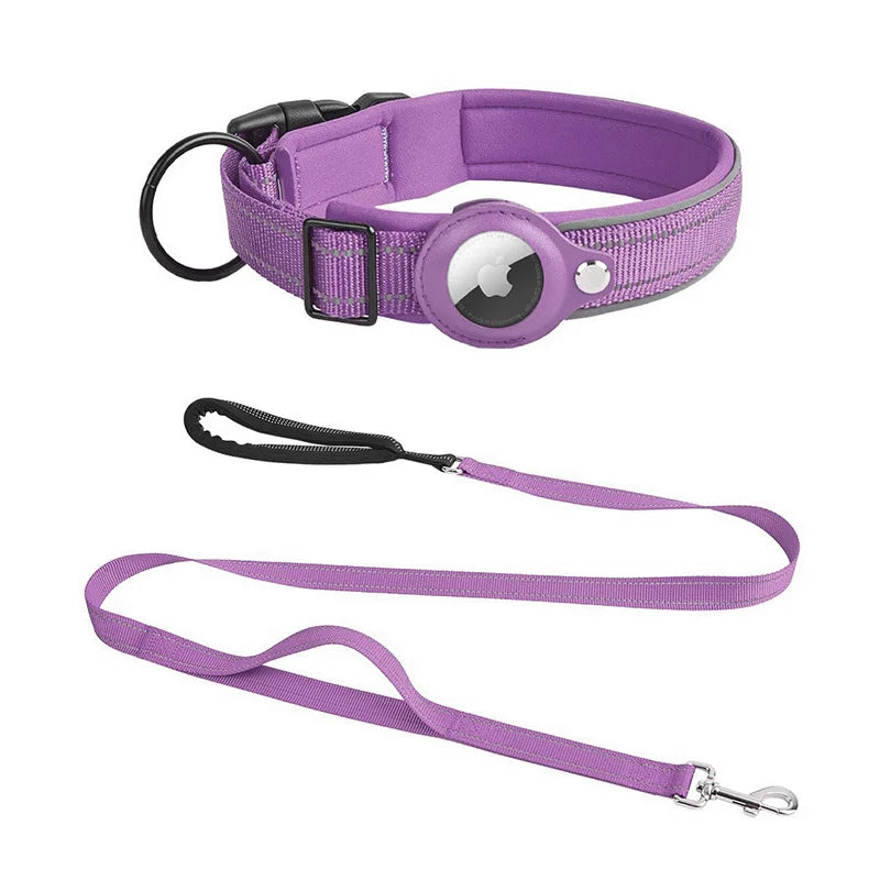 Collare per Cani con Supporto AirTag – Regolabile e Impermeabile
