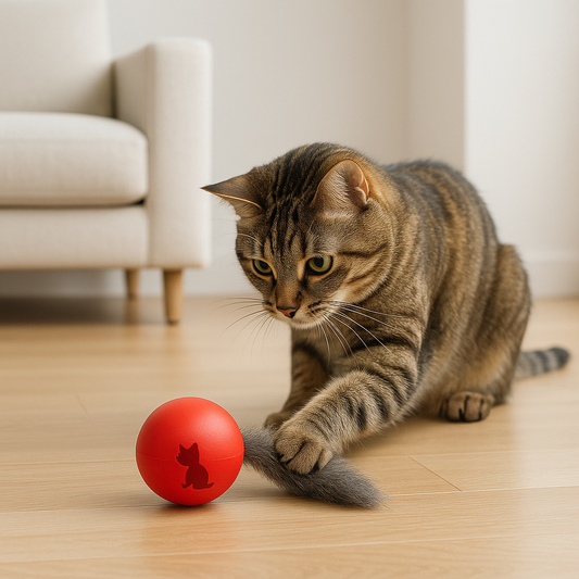 Pallina Interattiva Ricaricabile per Gatti – Giocattolo Smart con Coda e Movimento Automatico