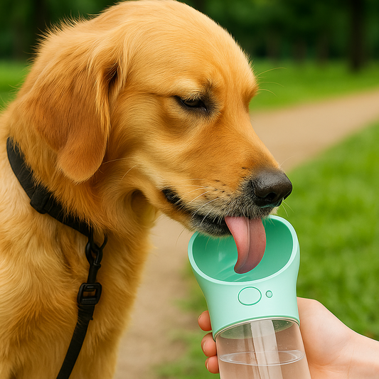 Borraccia Portatile per Cani – Dispenser d’Acqua 2 in 1