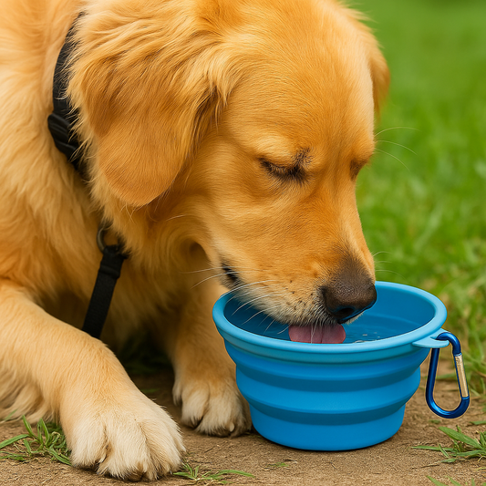 Ciotola Pieghevole in Silicone – Per Cani e Gatti, da Viaggio