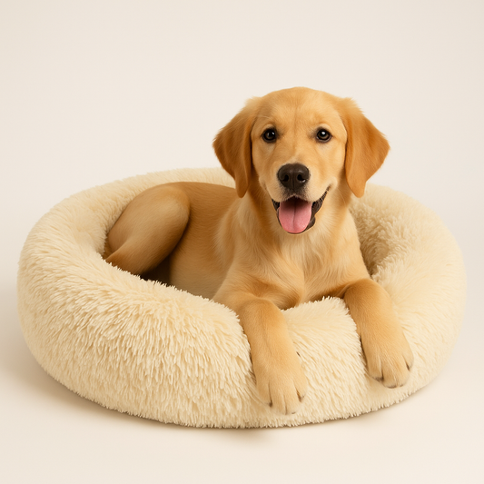 Cuccia Rotonda in Peluche – Letto Invernale per Cani e Gatti
