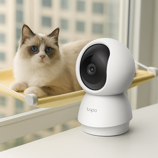 Smart Camera Wi-Fi Tuya 1080p – Controllo da App, Rilevamento Movimento, Audio Bidirezionale