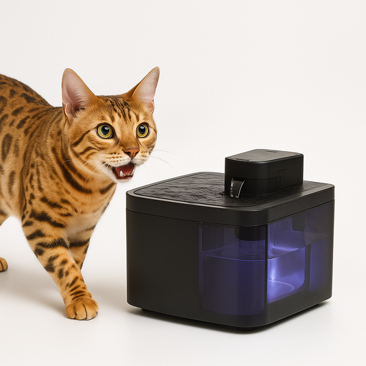 Fontanella Automatica Wireless per Gatti e Cani – 2.2L con Sensore e Ricarica USB
