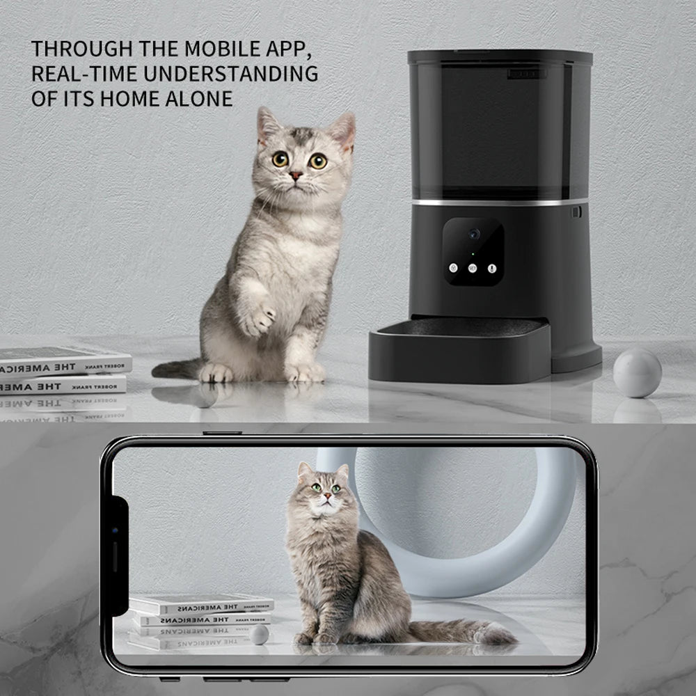 Dispenser Automatico Smart per Gatti – Controllo da App