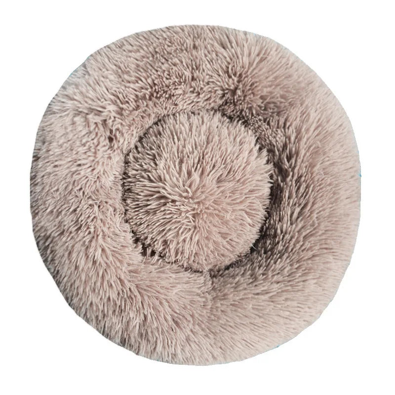 Cuccia Rotonda in Peluche – Letto Invernale per Cani e Gatti